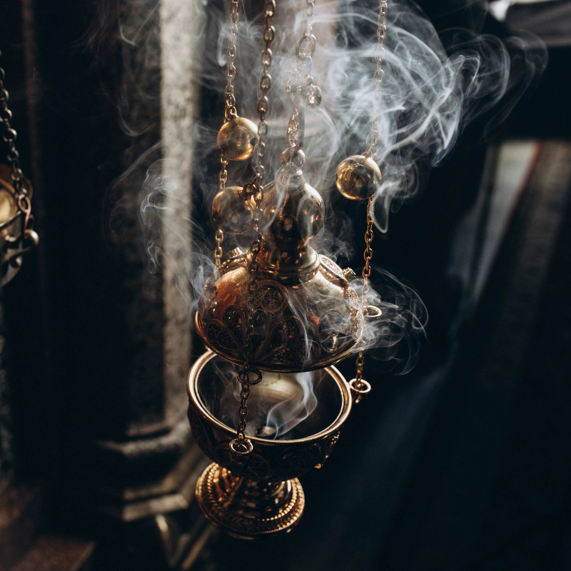 Frankincense after Christmas Mass